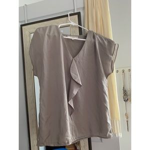 Tan Business Professional Top